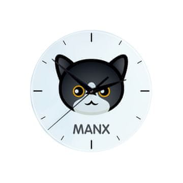 Artdog Manx - MDF ura z grafiko in napisom Art-Dog