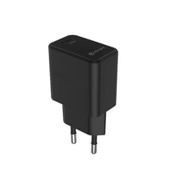 eSTUFF Polnilnik eSTUFF USB-C 20W PD EU črne barve