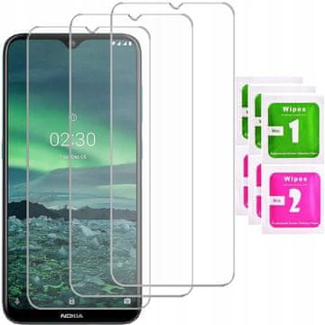 shumee 3x kaljeno steklo 9H za Nokia 2.3 | 3-PAKET