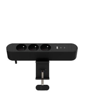 MicroConnect MC-mdps-FR3-30W namizna USB-C vtičnica 30W