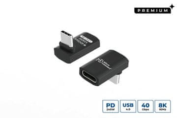 MicroConnect MicroConnect USB4-CCFAS90 240W 90° adapter