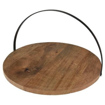 shumee Podstavek za torto iz mangovega lesa 38 cm