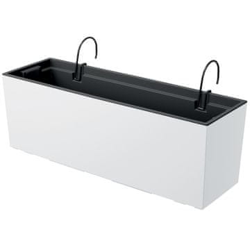 slomart Prosperplast Balkonska korita z ročaji Urbi Case DUC600W, bela