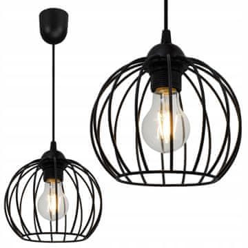shumee Viseča svetilka Loft žica Edison retro LED