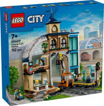 CITY LEGO City 60469 Centralna železniška postaja, 7+
