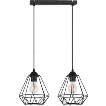 shumee Retro stropna svetilka Diamond Loft Edison