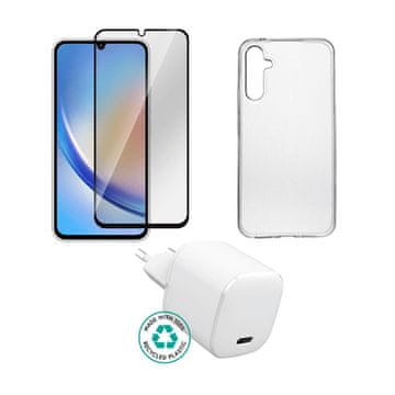 eSTUFF Komplet eSTUFF ES-KIT-SAMGALA55 za Samsung A55 rjave barve