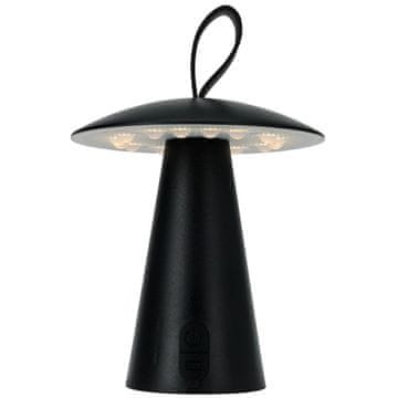 shumee USB LED namizna svetilka črne barve 17 cm