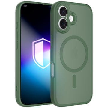 3MK Ovitek za Apple iPhone 16 - 3mk, zelen, Misty MagCase