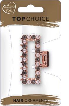 TOP CHOICE TOP izbira Sponka za lase - rožnato zlato