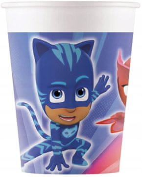 Procos Papirnati lončki PJ Masks 200 ml 8 kosov.