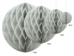 Papirnata krogla svetlo siva 40 cm 1 kos.