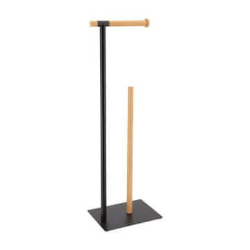 shumee Stojalo za papir iz črnega bambusa 69 cm