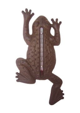 Esschert Design Stenski termometer iz litega železa Frog