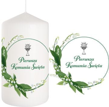 shumee Obhajilna sveča za namizo Šmarnice 15 cm