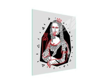 shumee Steklena deska za rezanje 45x52 Pop Art
