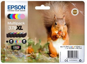 Epson Epson večpak 6 barv 378XL, C13T37984010