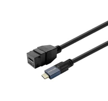 Vivolink Vivolink PROKEYUSBCFM2B USB-C kabel M/F 2 m 20 Gbps