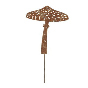 Esschert Design Kovinska goba na ščitniku, višina 27 cm
