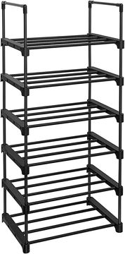 Songmics Črna modularna omarica za čevlje 106 cm