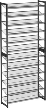 shumee Črna modularna omarica za čevlje 223 cm