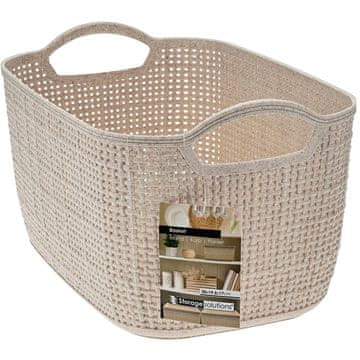Storagesolutions Bež košara za shranjevanje 30x19xv17 cm