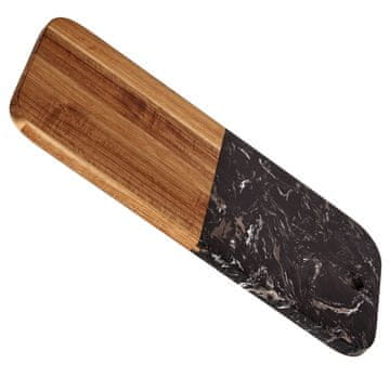 Kinvara Črna marmorna deska za rezanje 38x18 cm