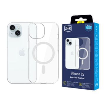 3MK Apple iPhone 15 - 3mk EverClear MagCase