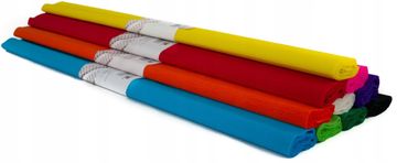 Aliga Mešanica krep papirja 10 barv 50x200 cm
