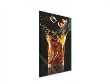 shumee Steklena deska za rezanje 35x52 Whisky