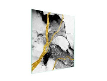 shumee Steklena deska za rezanje 45x52 Marmor