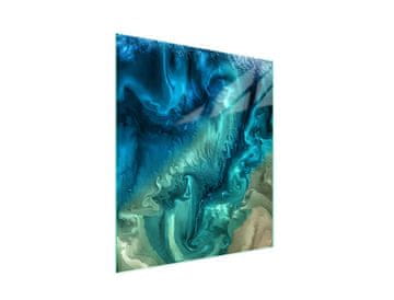 shumee Steklena deska za rezanje 45x52 Marmor