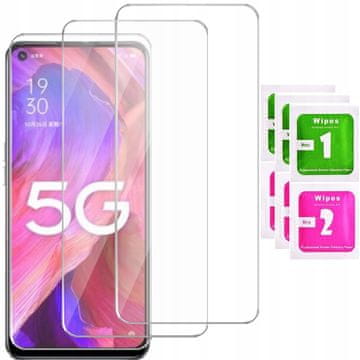 shumee 3x kaljeno steklo ZA OPPO A93 5G steklo 9H | 3-PAKET