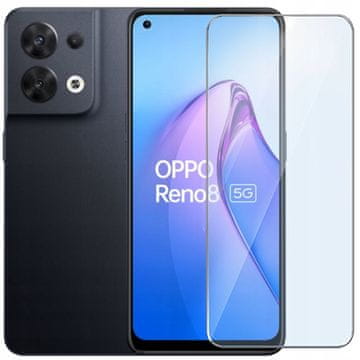 shumee 2x kaljeno steklo ZA OPPO Reno 8 5G steklo | 2 kosa