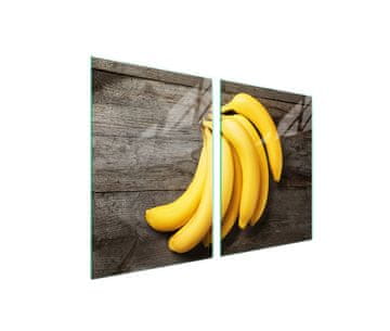 shumee Steklena zaščitna plošča za štedilnik 2x45x52 Sadje