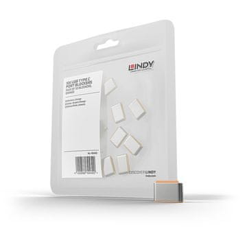 Lindy Lindy 40440 blokator vrat USB-C (oranžen) 10 kosov.