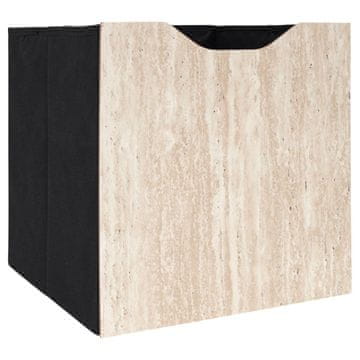 shumee Zložljiva posoda iz blaga in MDF terranova 30x30 cm