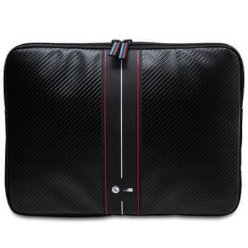 Bmw Torba za prenosnik BMW Carbon 16", rdeče črte, črna