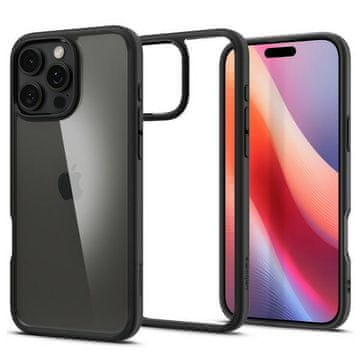 Spigen Ovitek za iPhone 16 Pro Spigen Ultra Hybrid mat črn