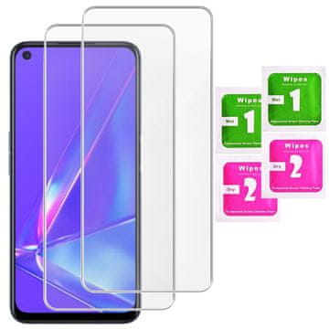 shumee 2x kaljeno steklo za Oppo A72 za 9H zaslon | 2 kosa