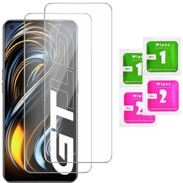 shumee 2x kaljeno steklo za realme GT 5G glass 9H | 2 kosa