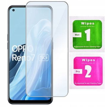 shumee 2x kaljeno steklo za Oppo Reno 7 4G | 2-delni paket
