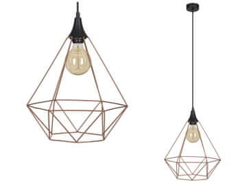 shumee Viseča svetilka Galaxy Loft Retro Edison Copper LED