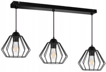 shumee Viseča stropna svetilka Edison Diamond Loft E27 LED