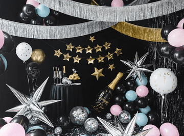 PartyDeco Folija balon Steklenica Srečno novo leto 39 5x98 cm