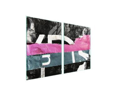shumee Zaščita za stekleno kuhalno ploščo 2x45x52 Pop Art