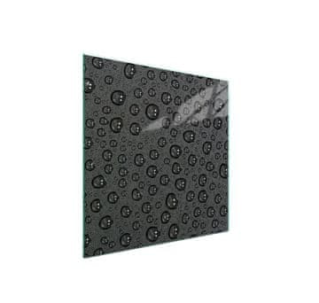shumee Steklena zaščitna plošča za štedilnik 50x52 Krople