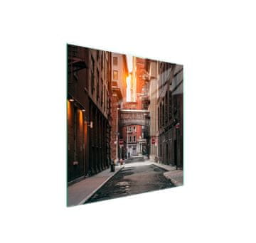 shumee Steklena zaščitna plošča za štedilnik 50x52 Street