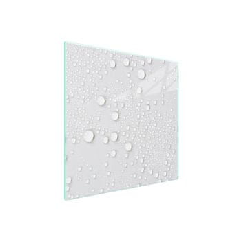 shumee Steklena zaščitna plošča za štedilnik 50x52 Krople