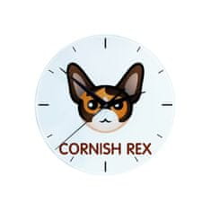 Artdog Cornish Rex - MDF ura z grafiko in napisom Art-Dog